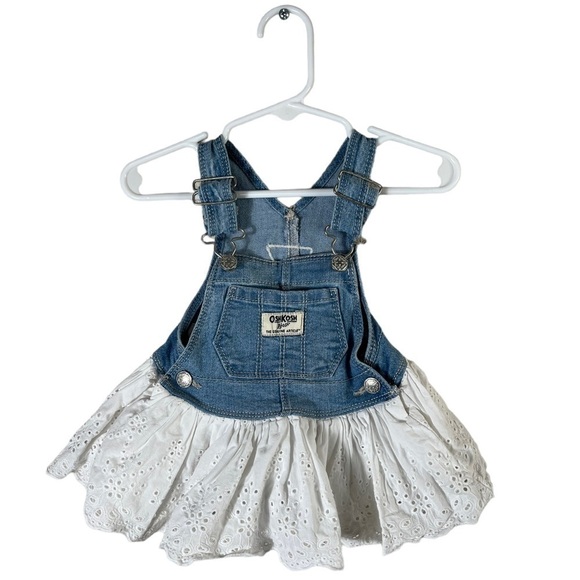 OSHKOSH BABY Overall Eyelet Dress - Picture 2 of 8